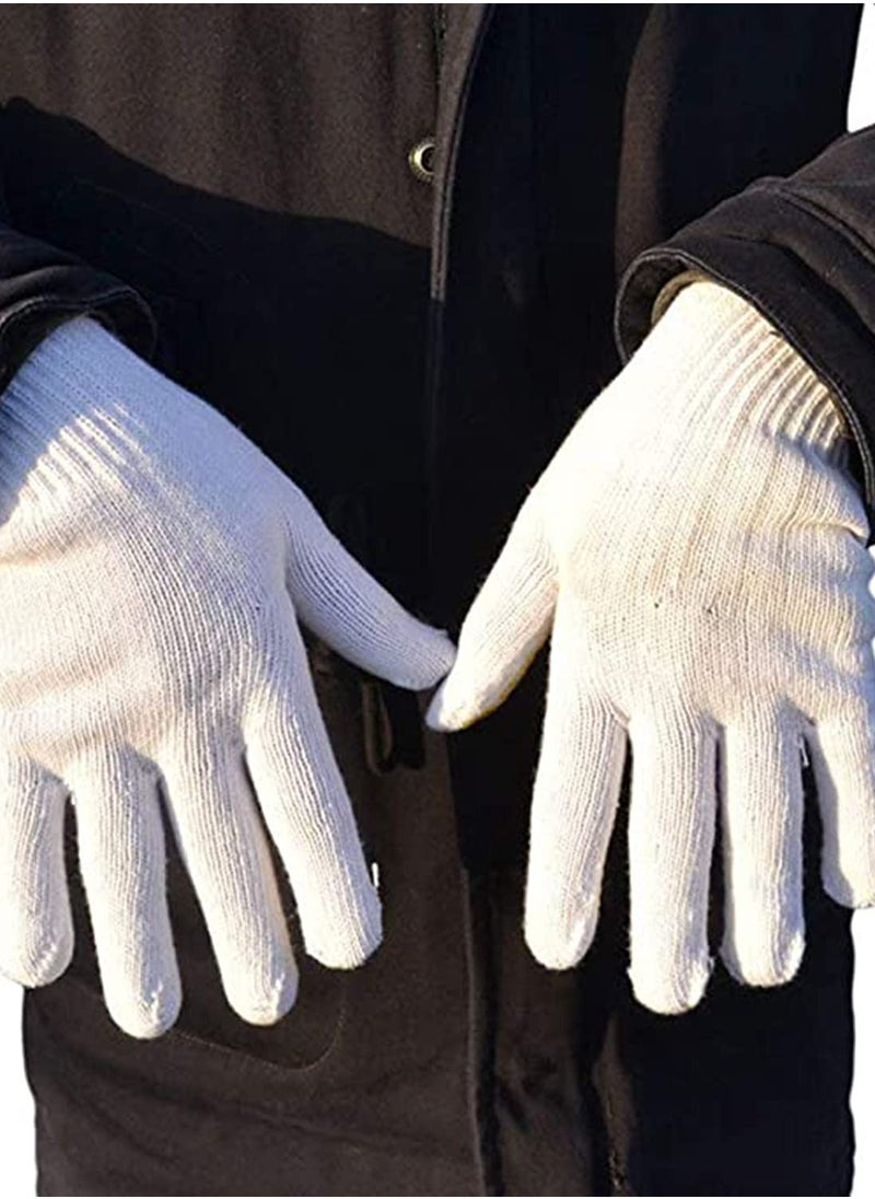SYOSI 6 Pack Stretchable Gardening Gloves, Cut Resistant Gloves KASTWAVE Protective Second Skin Working Gloves Fine Assembly, Constructions, Keeps Your Hands Cool (Yellow)  - Image 3