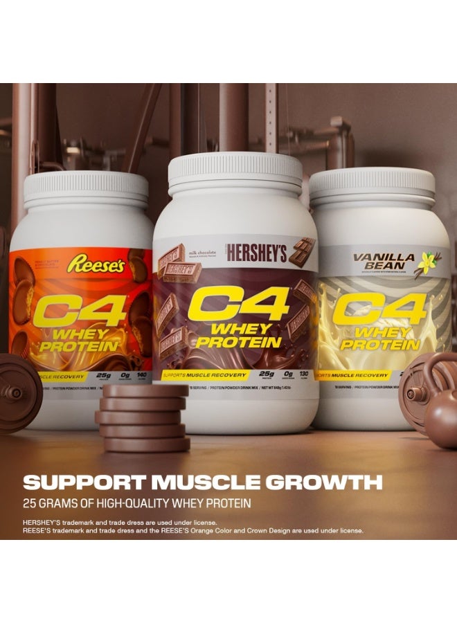 CELLUCOR C4 Whey Protein Powder, Reese’S Peanut Butter & Chocolate - 25g Protein, 0g Added Sugar, 140 Calories Per Serving, Supports Muscle Recovery, 66 Servings - Image 5