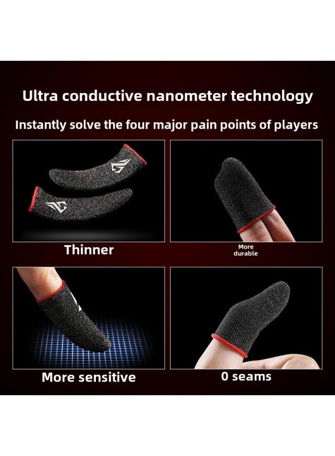 Explosions Game Finger Coat Eating Chicken Artifact E-sports Game Touch Screen Gloves Breathable Sweat-proof Hand Swimming Finger Coat-Product Color:[Green] Luxury Attitude Electric Competition Level [This Paragraph Does Not Bargain!]  - Image 3