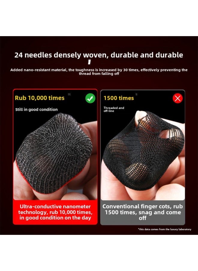 Explosions Game Finger Coat Eating Chicken Artifact E-sports Game Touch Screen Gloves Breathable Sweat-proof Hand Swimming Finger Coat-Product Color:[Green] Luxury Attitude Electric Competition Level [This Paragraph Does Not Bargain!]  - Image 4