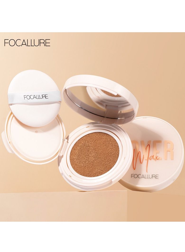 FOCALLURE Covermax Longlasting Cushion Foundation- #3 Warm - Image 3