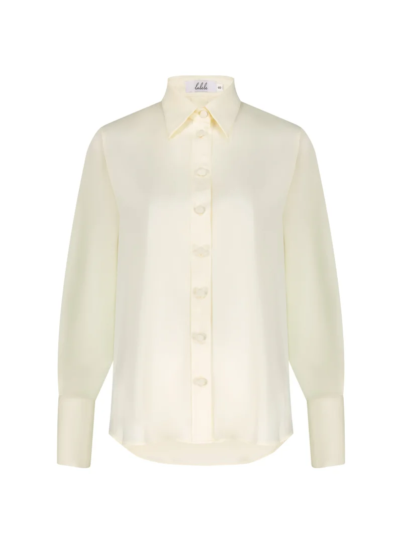 لا لي لي Pearl Satin Shirt