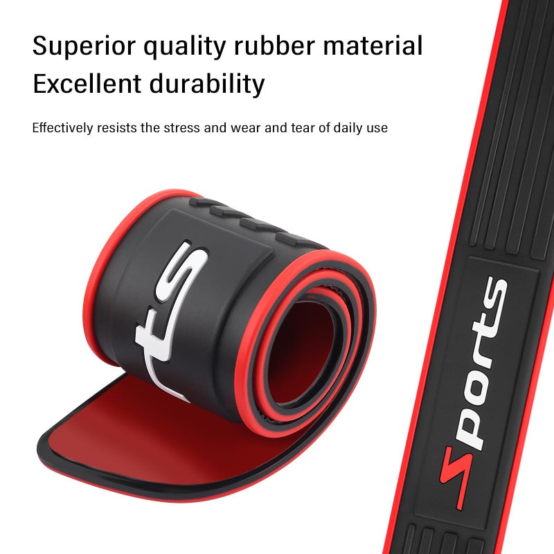 KIFIDAN 4PCS Car Door Sill Protector,Anti-Scratch & Waterproof Car Door Sills Scratch Protection,Universal Car Exterior Accessories Automotive Door Entry Guard for Car,Truck,SUV (Sport, Width 1.57'') - Image 4