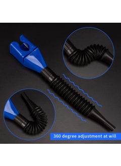 NHB ENTERPRISE NHB ENTERPRISE Universal Flexible Plastic Funnel SetAntiSpill FuelDispensing PetrolDieselWaterOilFuelCoolantKeroseneSpillFreeHandFree for Automotive Oil and Household Uses2  - Image 2