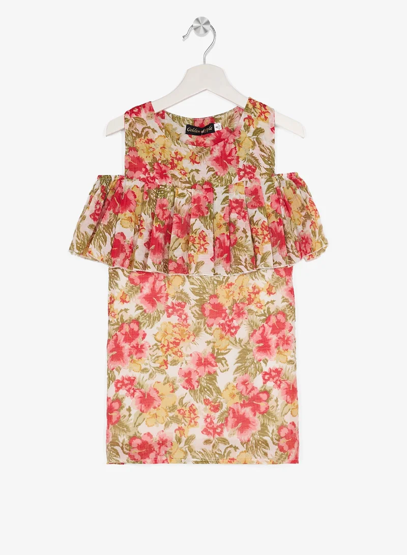 Little Golden Apple Little Floral Print Dress