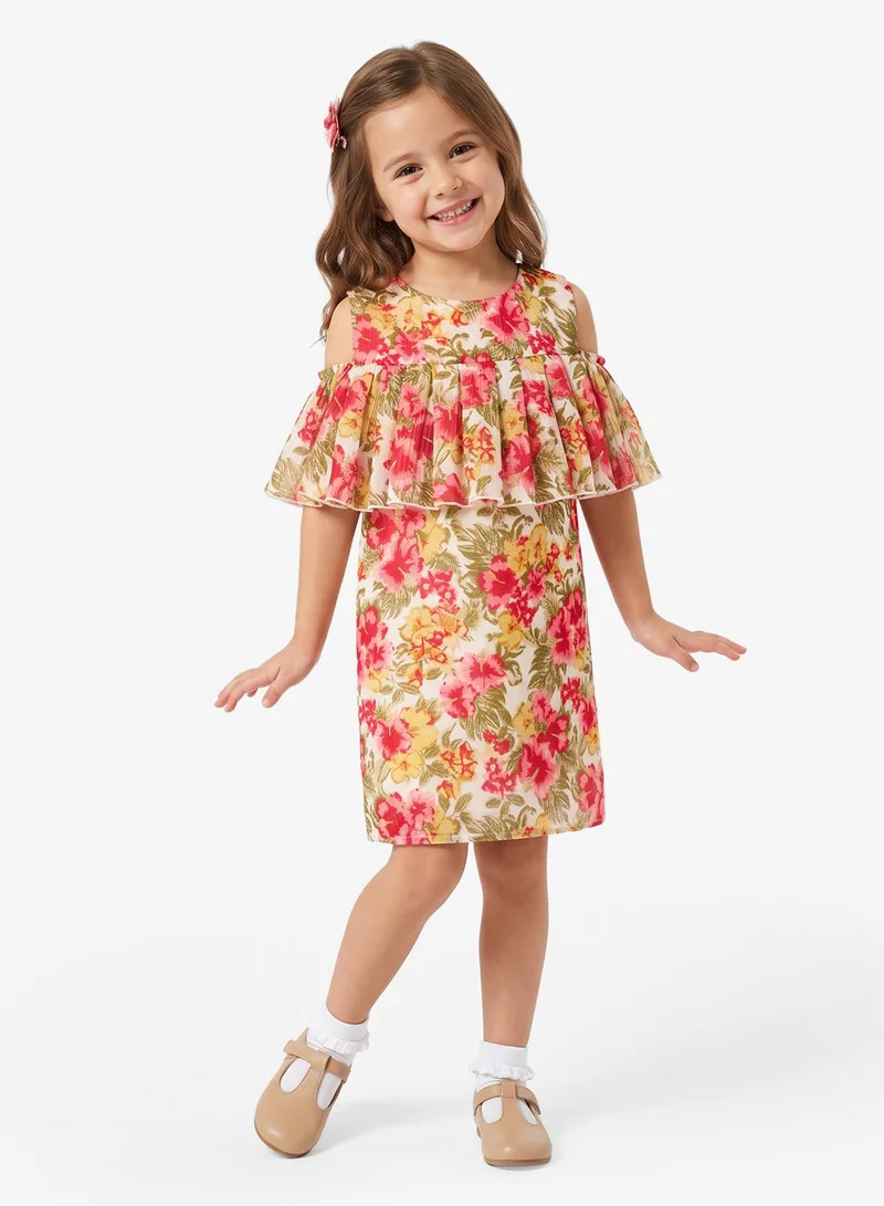 Little Golden Apple Little Floral Print Dress