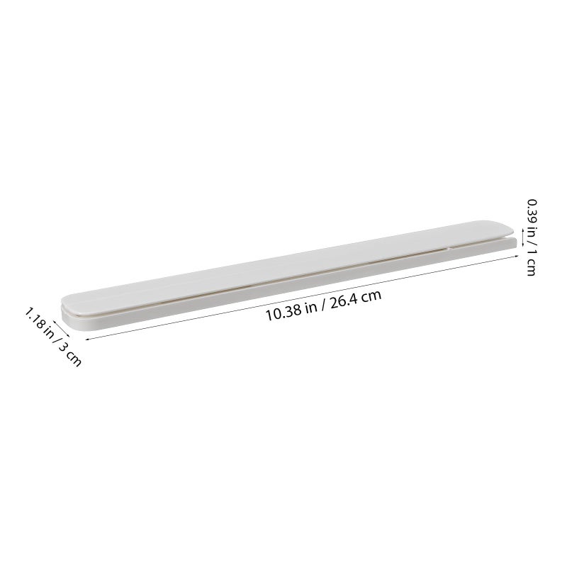 YARNOW Self-Adhesive Drawer Guide Slides 10.4 Inch Cabinet Drawer Rails for Kitchen and Bedroom Storage Organization Easy Install Slides Bottom Mount - Image 2