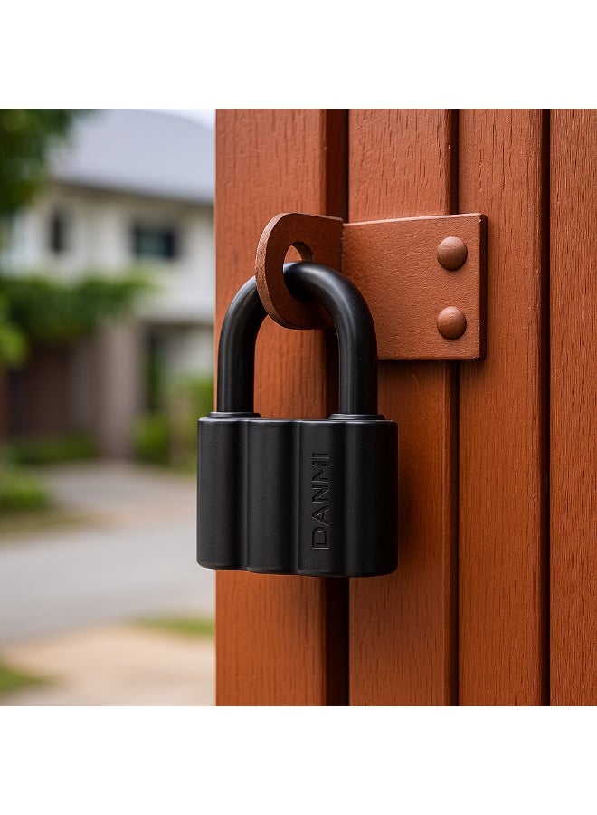 DANMI 32mm Copper Core Padlock – Industrial Metal Security Lock with 3 Keys (ART: 900332) - Image 5