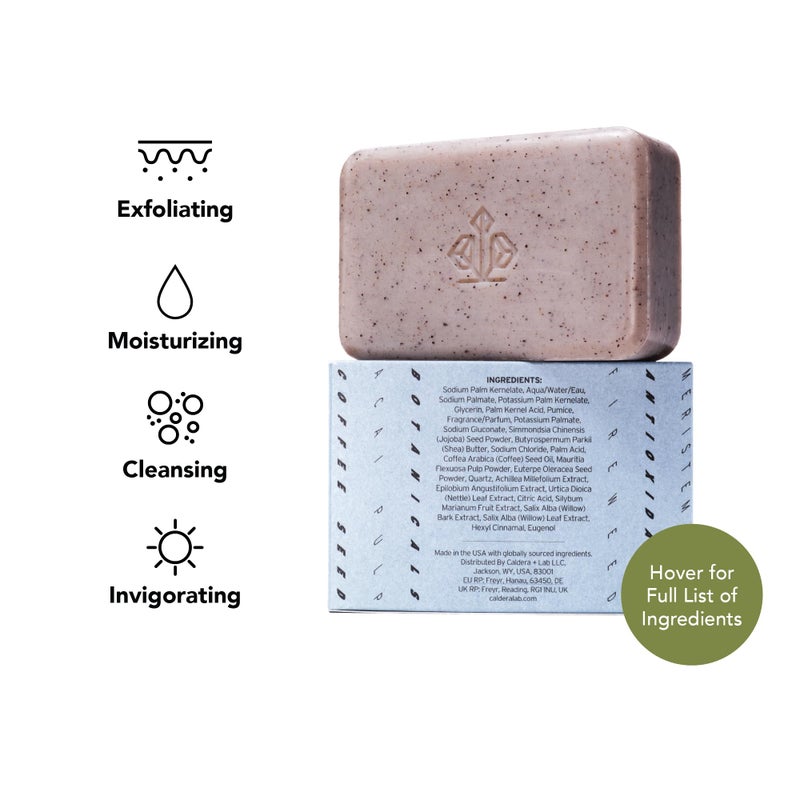 Caldera + Lab The Body Bar Exfoliating Soapâ€“ Certified, Vegan, Exfoliating and Organic Bar Soap with Antioxidant Botanicals - Image 4