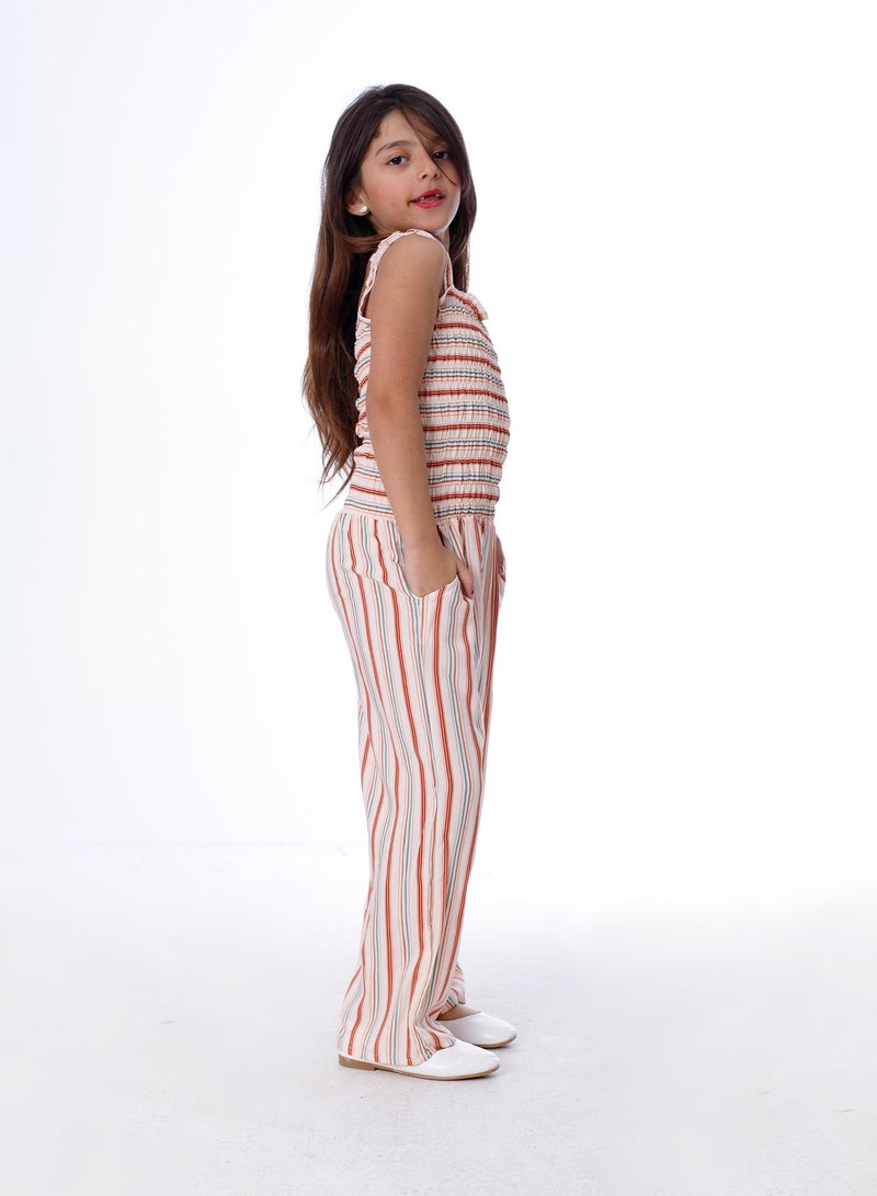 Girls Summer Jumpsuit