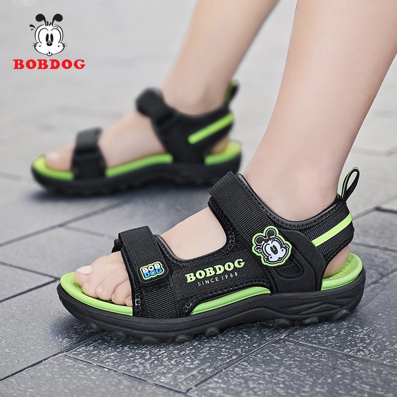Babu Bean Children'S Shoes Boys Sandals Children'S Shoes Plus Size Soft Sole Open Toe Lightweight Mid-Big Children'S Beach Shoes - Image 5