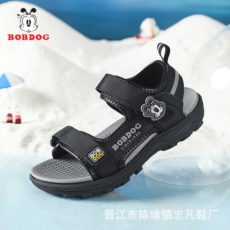 Babu Bean Children'S Shoes Boys Sandals Children'S Shoes Plus Size Soft Sole Open Toe Lightweight Mid-Big Children'S Beach Shoes - Image 1