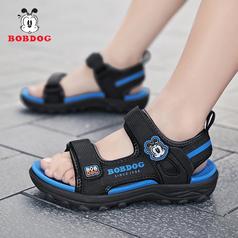 Babu Bean Children'S Shoes Boys Sandals Children'S Shoes Plus Size Soft Sole Open Toe Lightweight Mid-Big Children'S Beach Shoes - Image 3