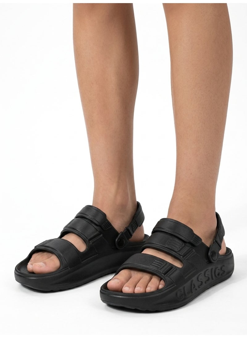 bjs Men's Flip-Flops Convertible Into Sandals, EVA Material, Lightweight And Non-Slip, Suitable For Indoor And Outdoor Use, Fashionable Daily Beach Style - Image 1