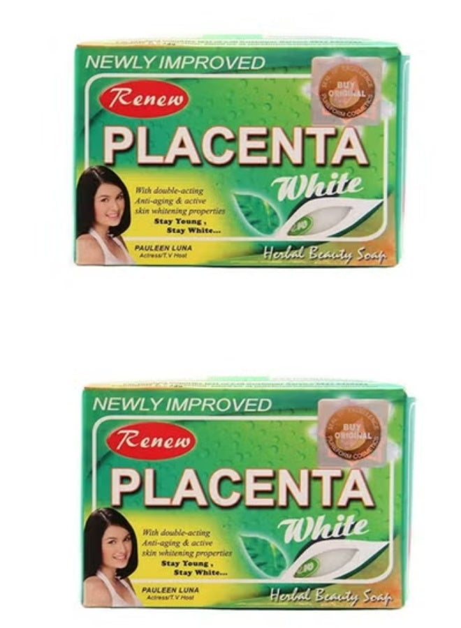 صابونة المشيمة البيضاء للجسم 135 جم 2 قطعة