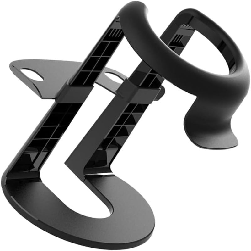 Mikikit VR Helmet Stand Holder Display Mount For VR Glasses And Controllers Black - Image 2