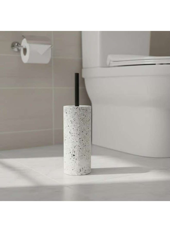 Pan Home حامل فرشاة المرحاض من التيرازو - أبيض - Image 1
