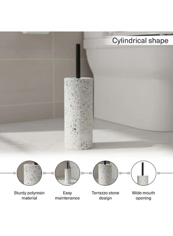 Pan Home حامل فرشاة المرحاض من التيرازو - أبيض - Image 5