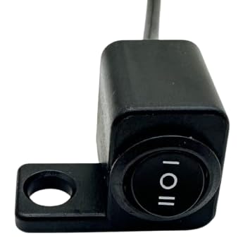 Eltron Turbo Waterproof Multi-Function 3 Mode Way Mirror Switch Button Operate with Headlight, Fog Light, ON-Off-ON CNC Aluminium 12V DC Universal For All Motorcycle, Bike, Scooties (Pack Of 1, Black) - Image 4
