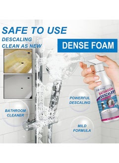JUE-FISH Bathroom Descaler Foam Spray, Stubborn Stains Cleaner, Stubborn Stains Cleaner, All Purpose Bubble For Toilet, Kitchen, Car, Carpet And Kinds Of Floors, 60ML  - Image 2