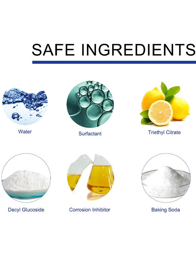 JUE-FISH Bathroom Descaler Foam Spray, Stubborn Stains Cleaner, Stubborn Stains Cleaner, All Purpose Bubble For Toilet, Kitchen, Car, Carpet And Kinds Of Floors, 60ML - Image 3