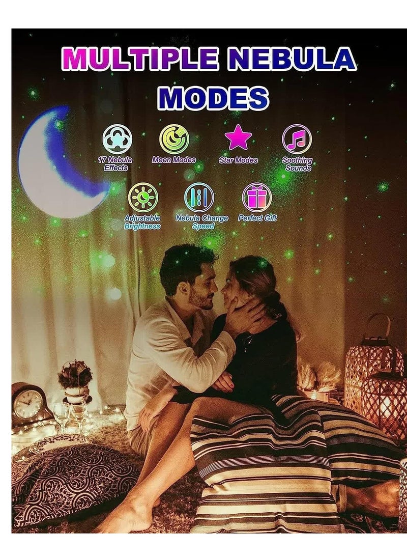 Star Night Light Projector, Music Bluetooth Speaker, Spaceman Astronaut Galaxy,Timer, Remote Control,360°Rotation Head, Nebula Starry Sky Moon Multi-Projection,Sleeping Lamp,Game Room Gift