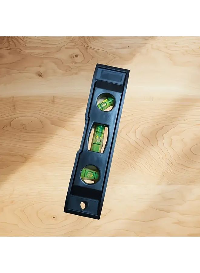 Heavy Duty Magnetic Torpedo Level Bubble Free Self Leveling Tool With ABS Case Black - Image 1