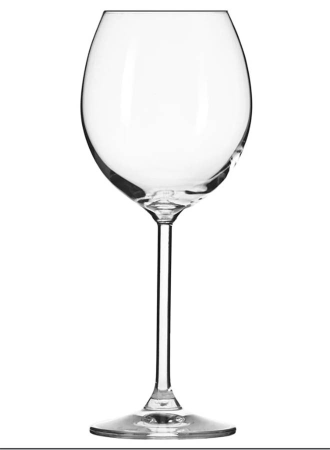 Krosno Red Wine Glass - Set of 6 350ml - Venezia Collection - Image 1