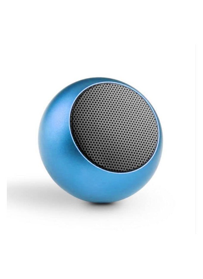 Compact Wireless Bluetooth Speaker – Travel-Friendly with Clear Sound Blue