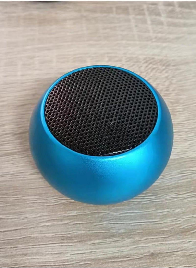 Compact Wireless Bluetooth Speaker – Travel-Friendly with Clear Sound Blue