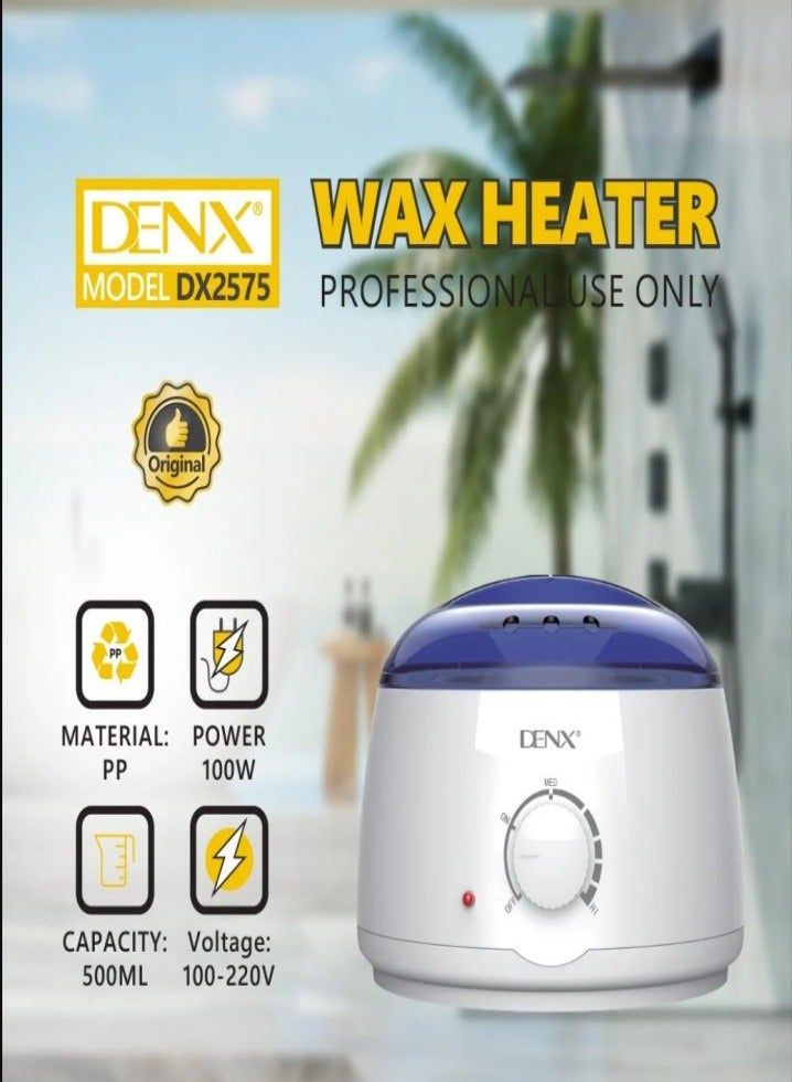 Denx DX2575 Wax Warmer Hair Removal Machine | 100W, 500ml Capacity - Image 1