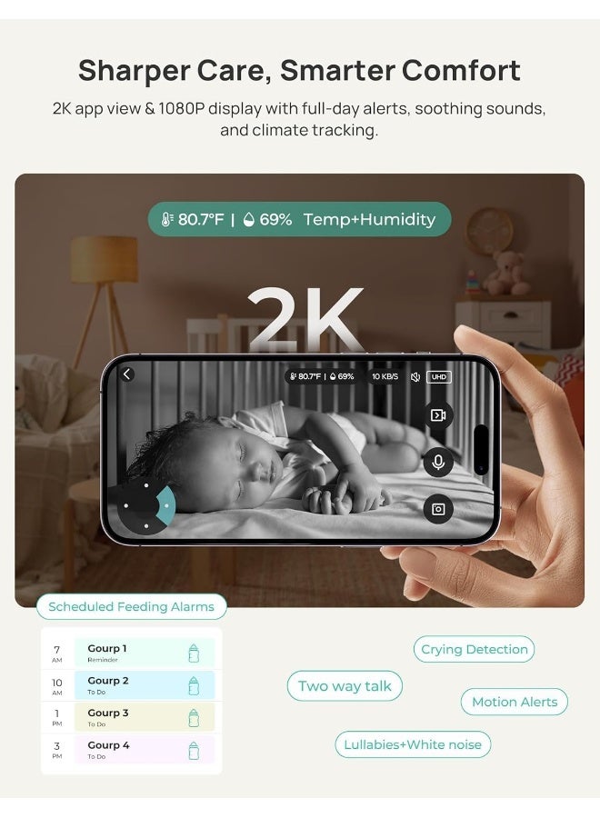دي آر. كير Dr.Care VistaView Smart WLAN Baby Monitor with Camera - Image 5