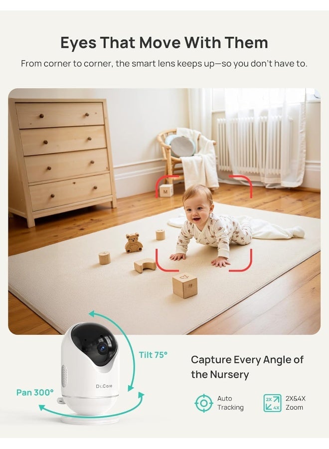 دي آر. كير Dr.Care VistaView Smart WLAN Baby Monitor with Camera - Image 4