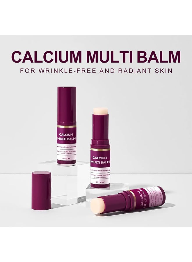 BARUBT Calcium Multi Balm, Anti Wrinkle Calcium Balm, Anti-aging, Sagging, Wrinkles, Hydrating, Almond & Vitamin E for Lip Balm Eye Cream Neck - Image 2