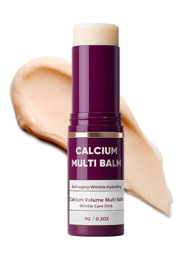 BARUBT Calcium Multi Balm, Anti Wrinkle Calcium Balm, Anti-aging, Sagging, Wrinkles, Hydrating, Almond & Vitamin E for Lip Balm Eye Cream Neck - Image 1