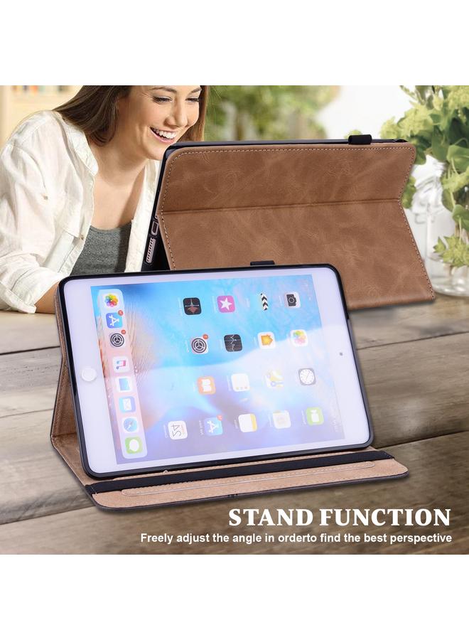 S-TOP Case For Lenovo Tab P11 2020 11 inch Solid Color Embossed Striped Leather Case - Image 5