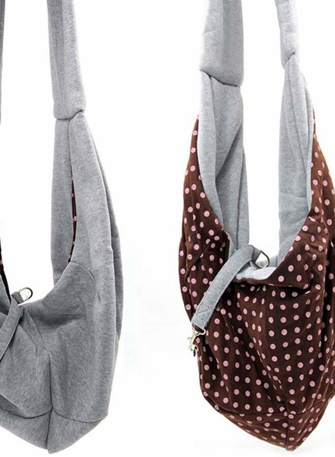 Grtdrm Pet Sling Carrier Bag Travel Tote For Cats Dogs, Up To 16 lbs (Gray) - Image 1