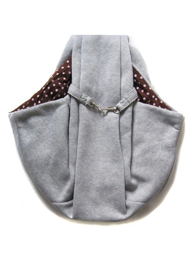 Grtdrm Pet Sling Carrier Bag Travel Tote For Cats Dogs, Up To 16 lbs (Gray) - Image 4