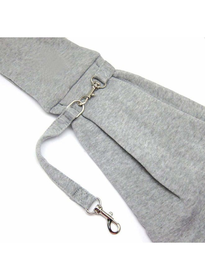 Grtdrm Pet Sling Carrier Bag Travel Tote For Cats Dogs, Up To 16 lbs (Gray) - Image 5