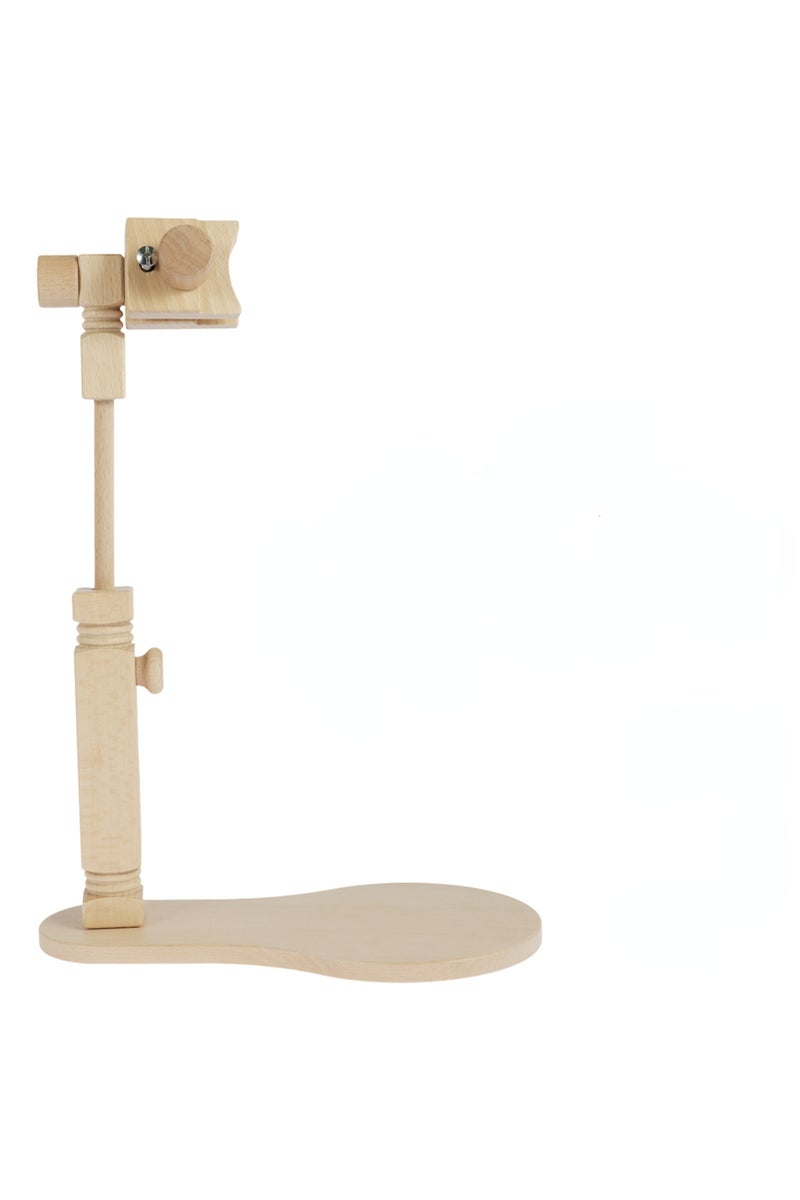 حامل تطريز خشبي من النوع أ، طوق تطريز، حامل غرز متقاطعة بدون استخدام اليدين، قابل للدوران 360 درجة