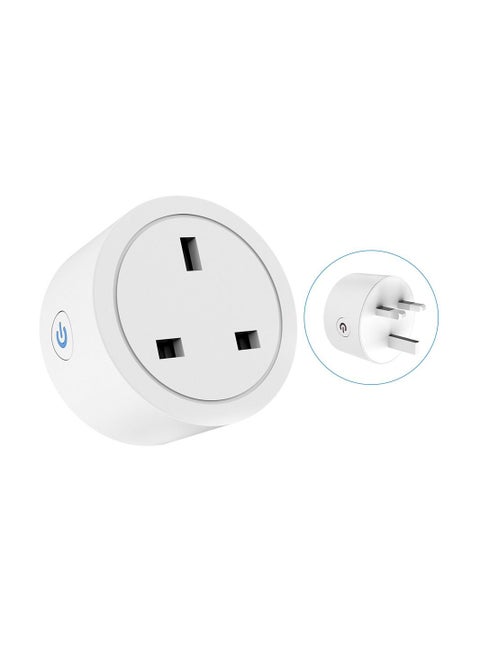 WiFi Smart Plug 16A 2.4GHz Remote Control & Timer Energy Monitoring Compatible with Alexa & Google Home