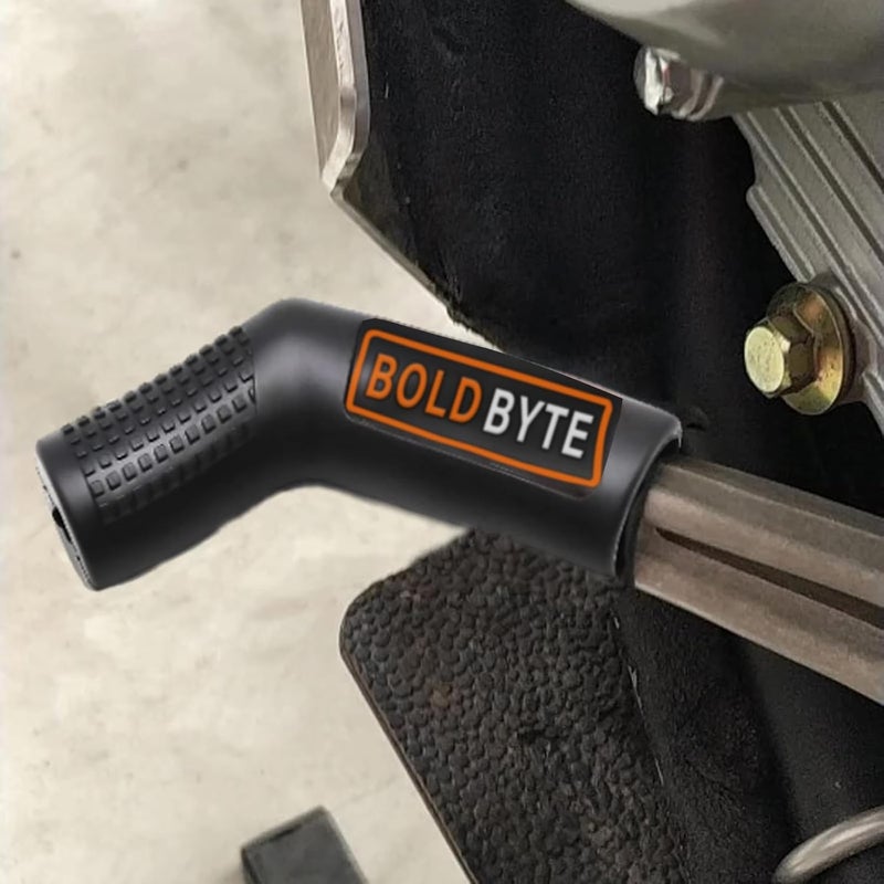 Bold Byte حامي حذاء و حذاء ناقل الحركة العالمي من بولد بايت للدراجات - حامي حذاء للدراجات، غطاء للدراجة أباتشي، ناقل الحركة للدراجات النارية - حامي نقل الحركة للدراجات 1 قطعة - Image 5