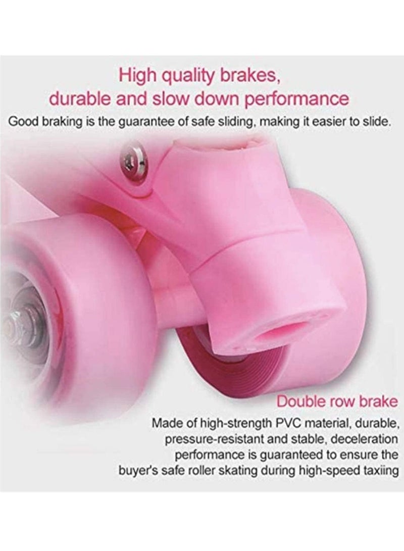 MONOGUE Double Roller Skates Shoes 4 Wheels Adjustable Shoe Size AREA for Boys And Girls - Image 4