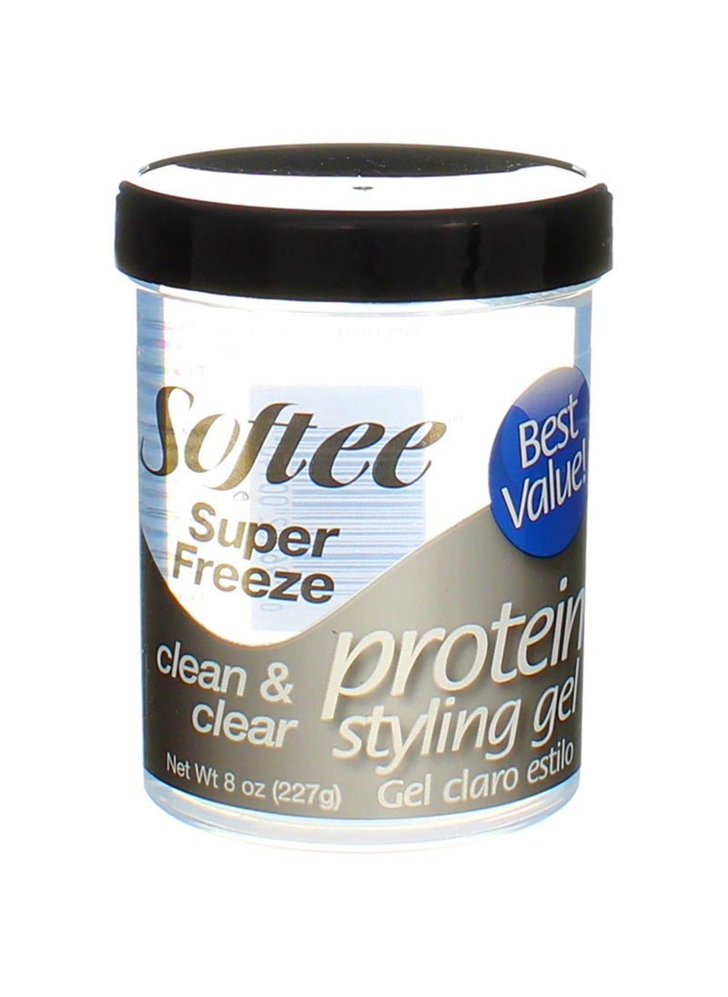 Softee Softee Protein Super Freeze Hair Styling Gel 8 Ounce 