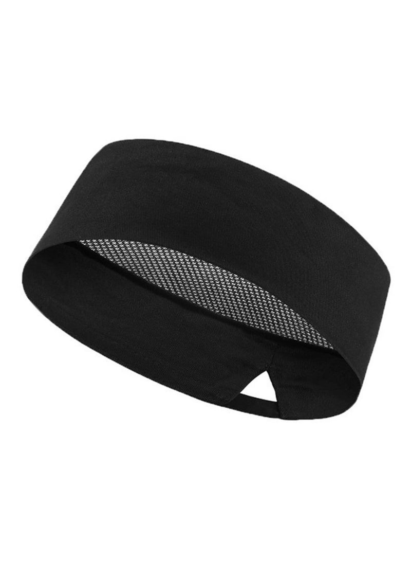Y&D SYOSI Chef Hat, Mesh Top Skull Hat Chefs for Men Women, Breathable Adjustable Flat Chefs, Bakers, Catering, School, Black - Image 1