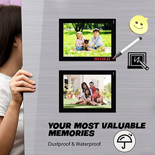 STTMGN Magnetic Picture Frames with Black Border(4"X6",10 Pack),Magnet Photo Frame Pockets/Postcard Holder,Decorations for home/office/school/Classroom/party - Image 3