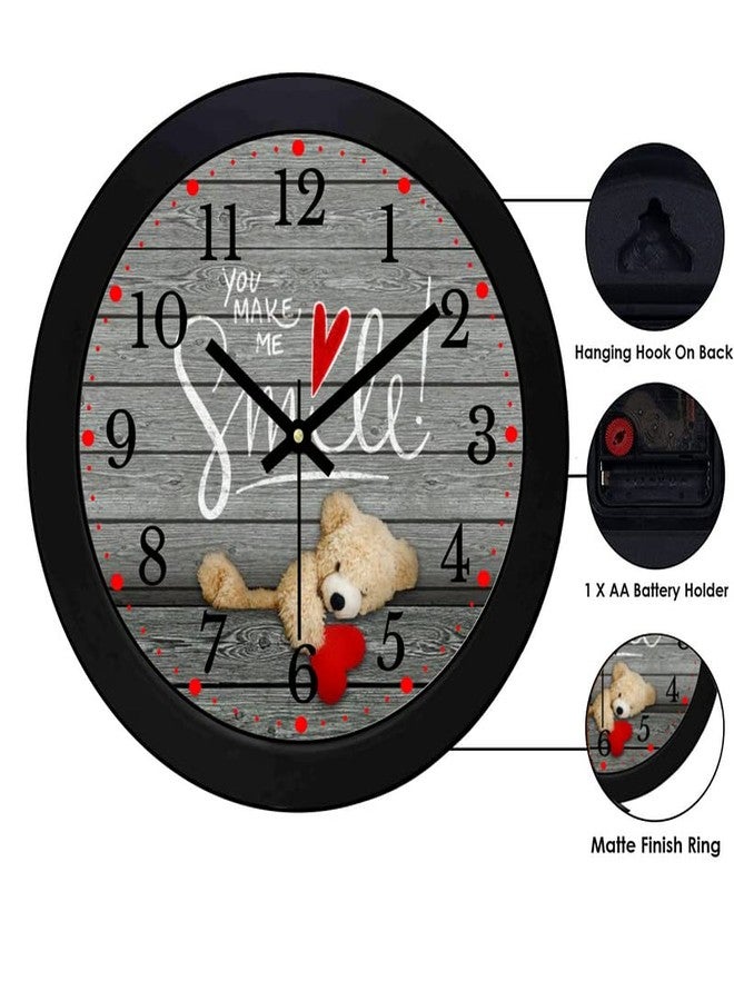 TRENDSTUBE Wall Clock for Home Bedroom Hall Living Room Office | Home Decorative Art Collection (Pack of 1_WC-75) - Image 2