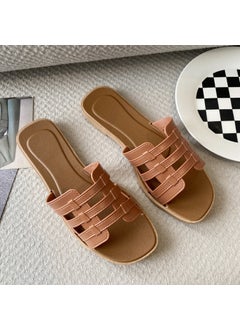 Generic Summer Slippers Women Casual Beach Non-Slip 778-2 Brown 