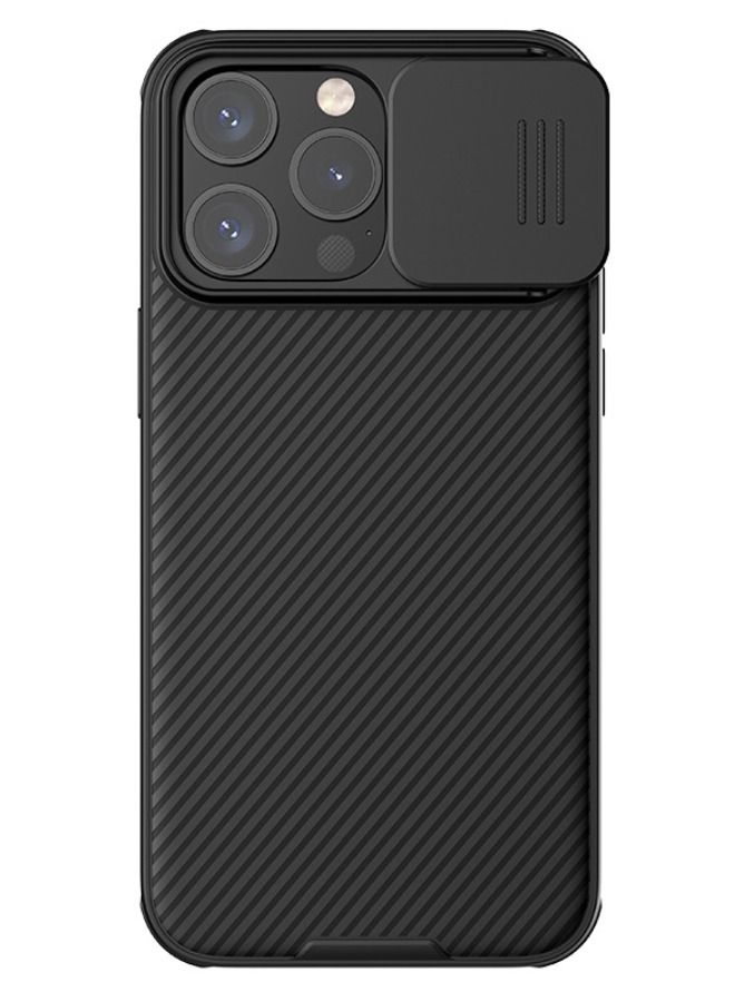 Nillkin iPhone 15 Pro Case, Slide Camera Case Design, 360° Full Body Coverage Shockproof Phone Cover, Anti-Fall Anti-Scratch Anti-fingerprint Protective Case for Apple iPhone 15 Pro (Black) - Image 1