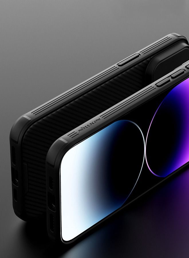 Nillkin iPhone 15 Pro Case, Slide Camera Case Design, 360° Full Body Coverage Shockproof Phone Cover, Anti-Fall Anti-Scratch Anti-fingerprint Protective Case for Apple iPhone 15 Pro (Black) - Image 5